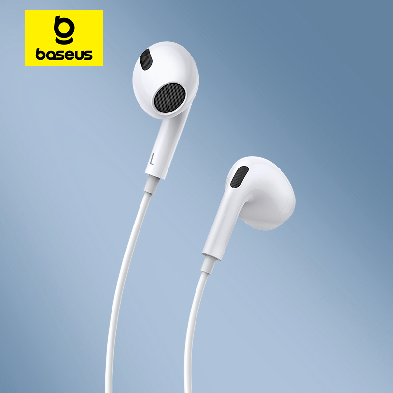 Type C Wired Earphones With Mic - Baseus C17 有線イヤホン Type-C マイクインイヤー有線ヘッドフォン Xiaomi