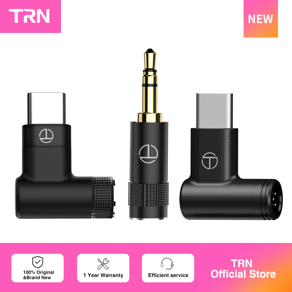 Type C Wired Earphones With Mic - TRN TX T2 Proイヤホンケーブル ジャック 8芯銅メッキ