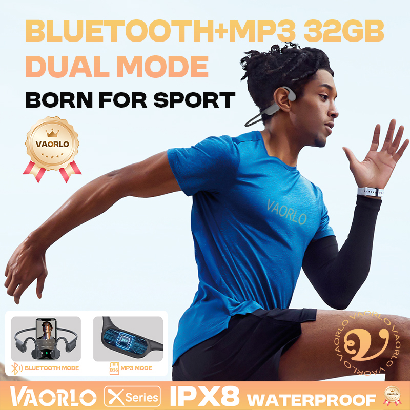 オリジナル 骨伝導ワイヤレスヘッドホン Bluetooth  - Bone Conduction Running Headphones のレビューと価格