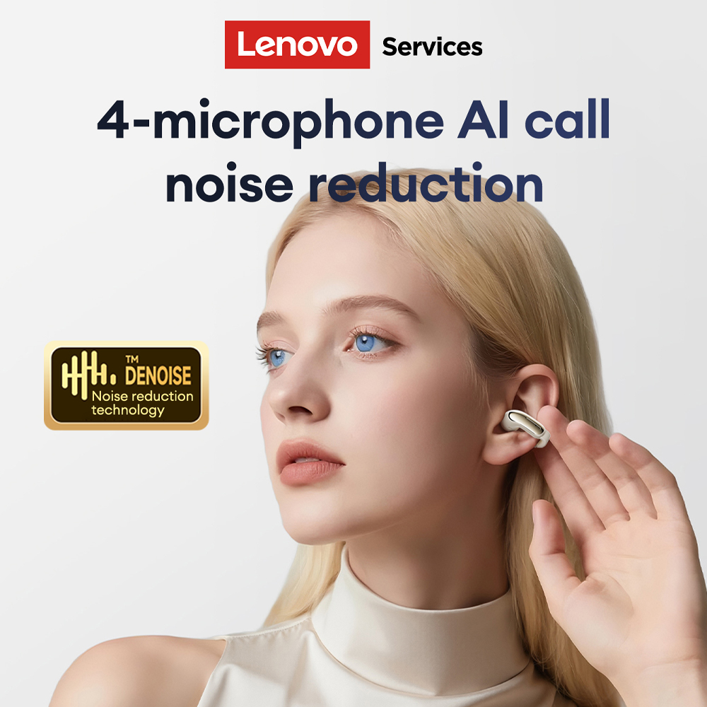 Lenovo LES-108 骨伝導 TWS イヤークリップ - Headphones のレビューと価格