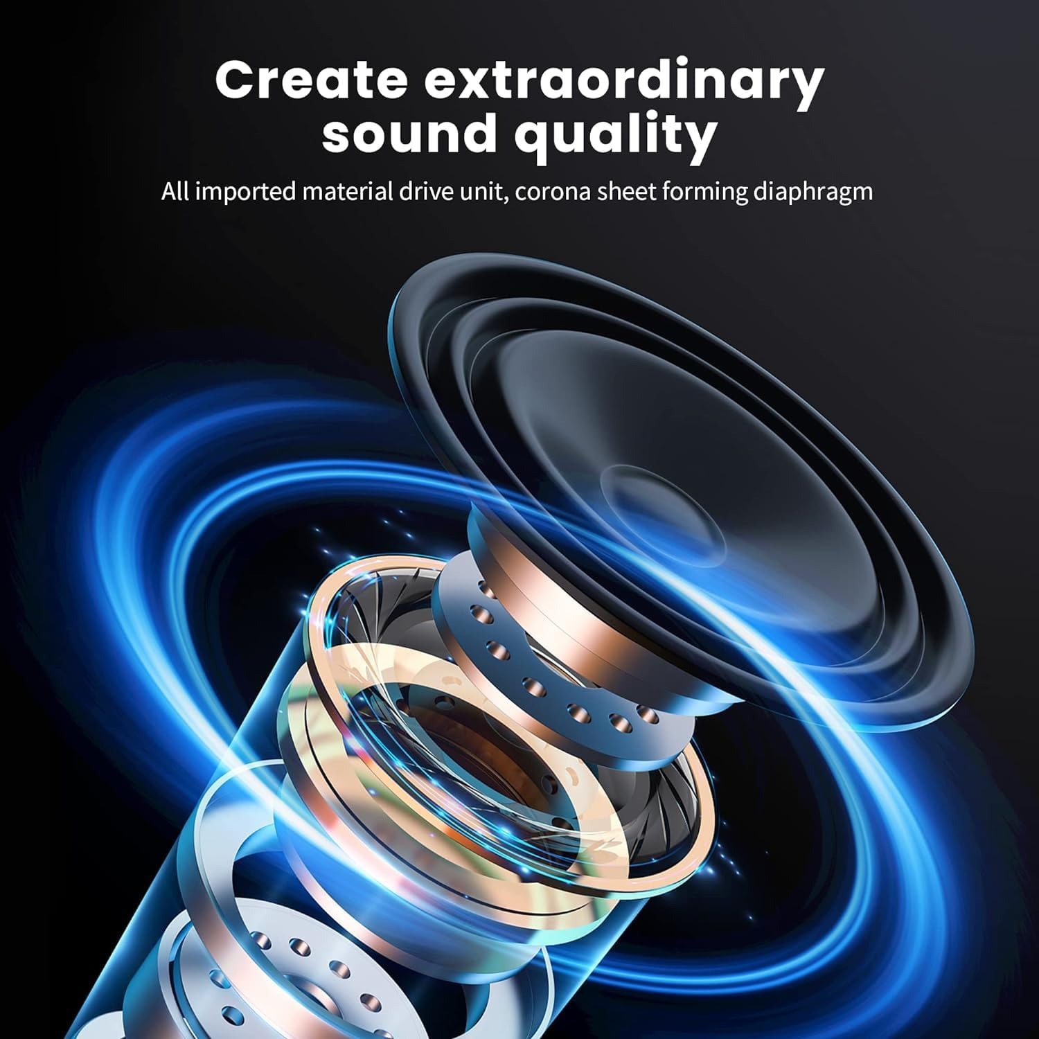 9D サラウンド サウンド ワイヤレス Bluetooth  - Anc Wireless Over Ear Headphones のレビューと価格