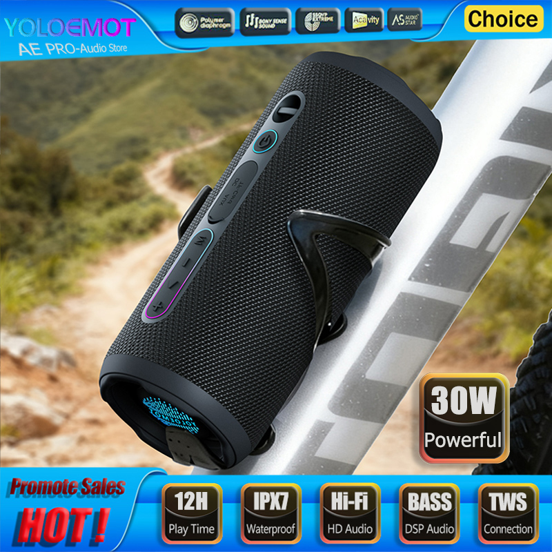 30 ワットポータブル Bluetooth スピーカーワイヤ - Portable Bluetooth Speaker Waterproof Ipx7 のレビューと価格