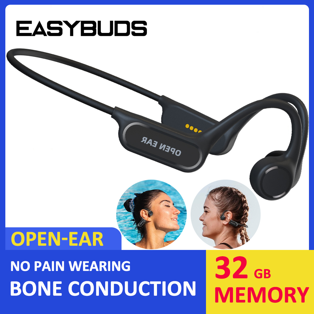 EASYBUDS オープンイヤーイヤホン 骨伝導Blueto - Open Ear Air Conduction Headphones のレビューと価格