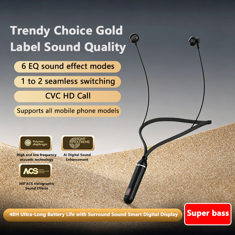    ワイヤレスBluetoothイヤホン ネックバンドヘ - Magnetic Neckband Sports Earphones のレビューと価格