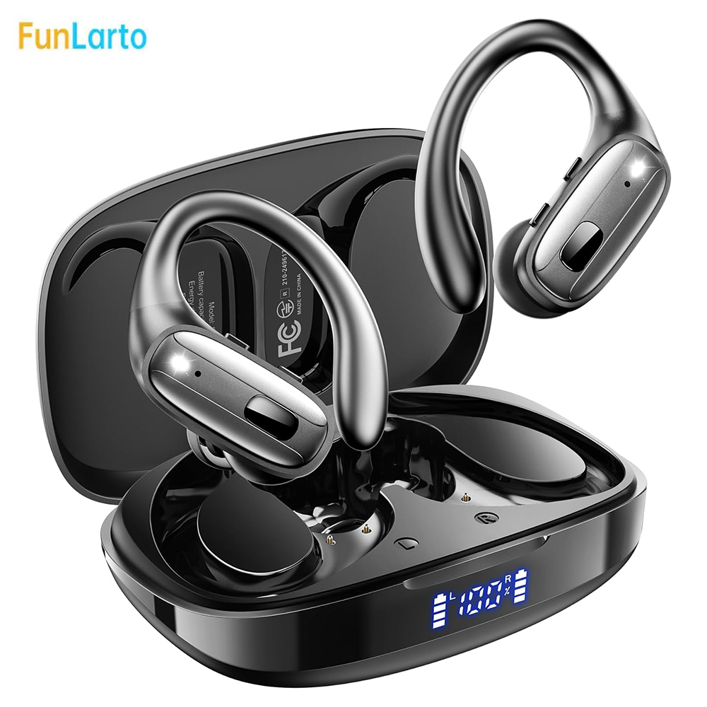 スポーツ Bluetooth 5.3 ヘッドフォン ワイヤレ - Open Ear Air Conduction Headphones のレビューと価格