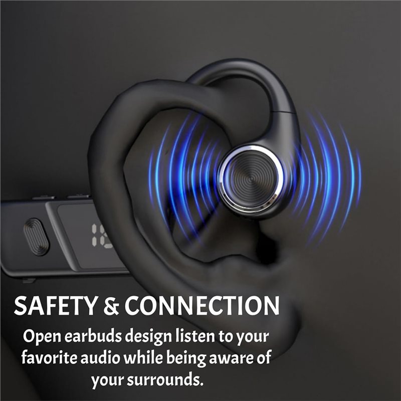B27B オープンイヤー型骨伝導ヘッドホン（マイク付き）、B - Bone Conduction Running Headphones のレビューと価格