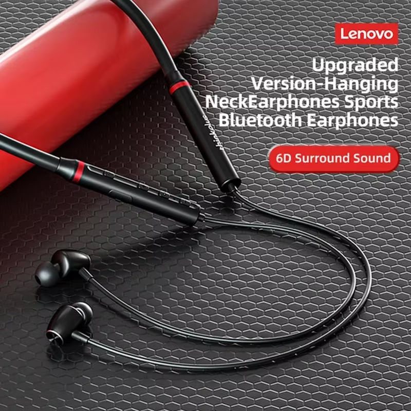 オリジナルレノボ HE05X Bluetooth イヤホンイ - Magnetic Neckband Sports Earphones のレビューと価格