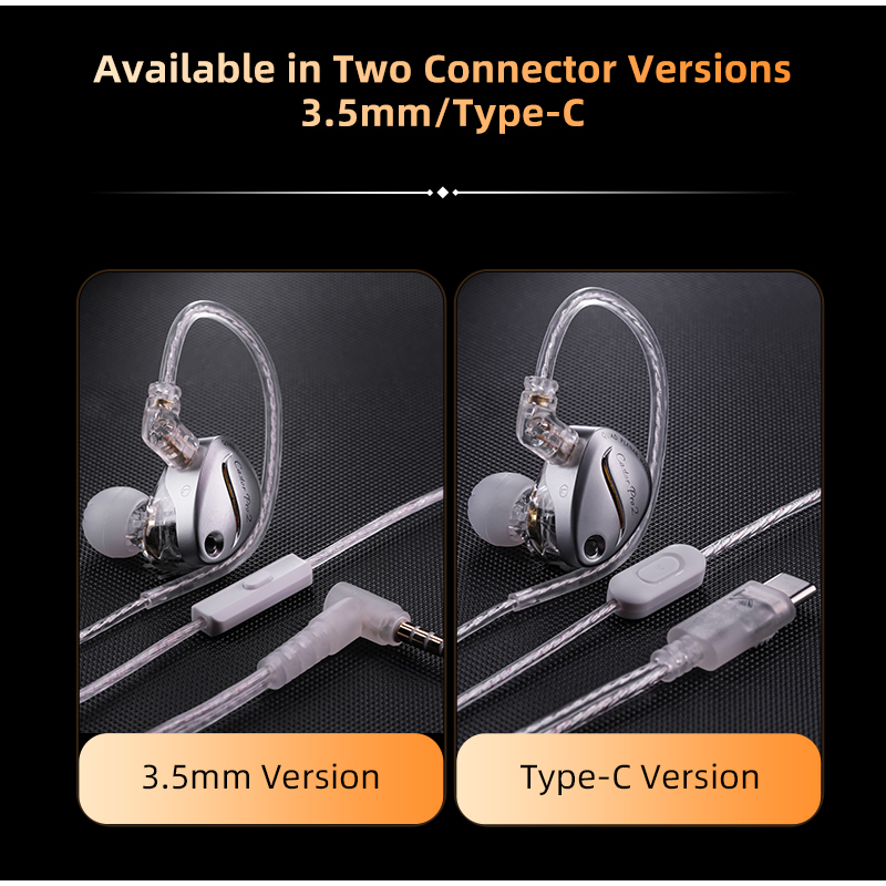 KZ Castor Pro 2 HiFi IEMイヤホン。1 - Type C Wired Earphones With Mic のレビューと価格
