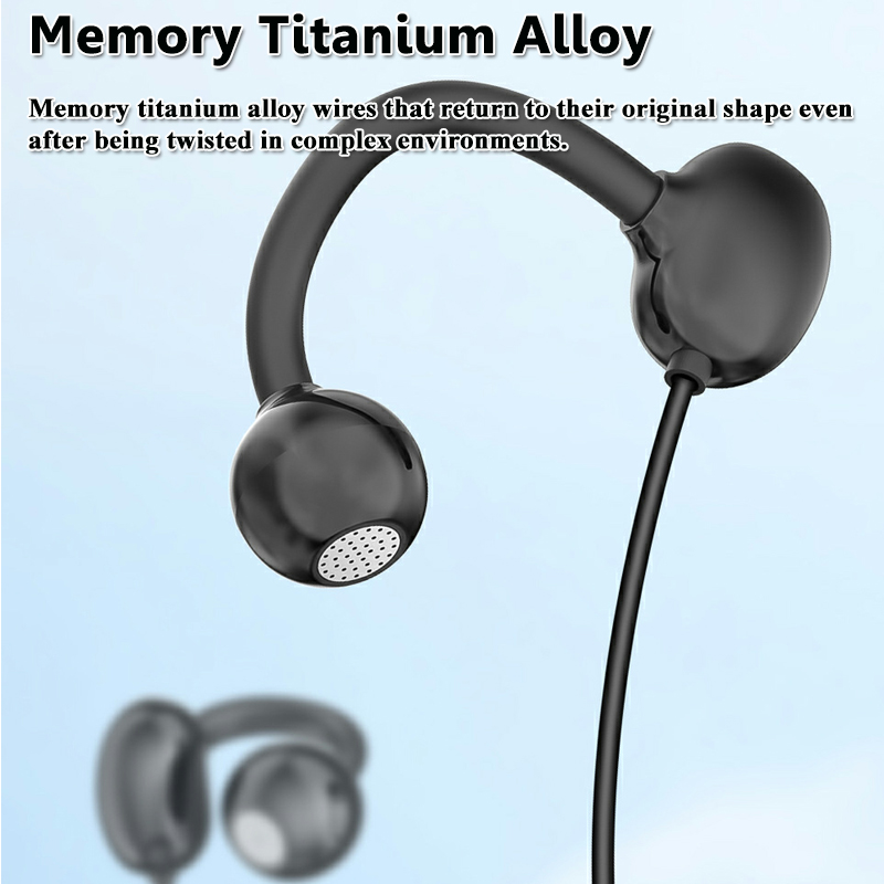 有線オープンイヤーヘッドホン 3.5mm/Type-C 空気 - Open Ear Air Conduction Headphones のレビューと価格