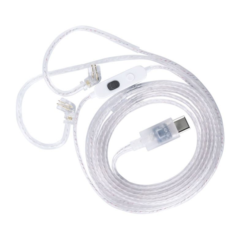 AA60 Type-Cイヤホンケーブル、HIFI対応、銀メッ - Type C Wired Earphones With Mic のレビューと価格
